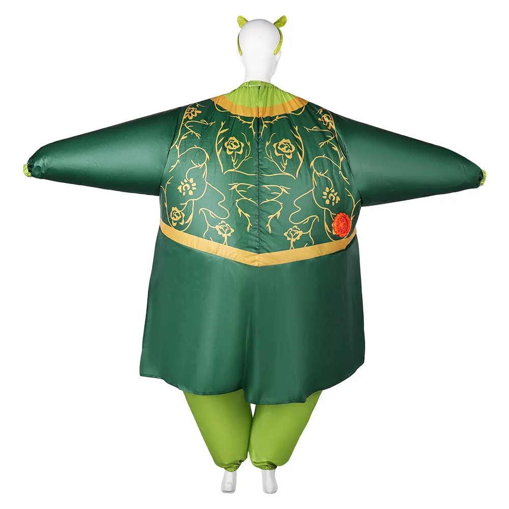 Cartoon Princess Fiona Cosplay Adult Inflatable Clothing Suit Costume Headband Men Women Halloween Fantasy Disguise Outfits