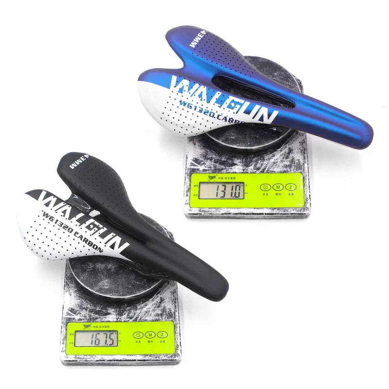 WALGUN WG1320Carbon Fiber Saddle Ultralight Bicycle Saddle Highway Mountain Bicycle166mm 143mm