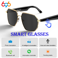 696 AI Voice Video Call Real-time Translation Intelligent Question Answering Smart Glasses UV Protection Sport BT Sunglasses