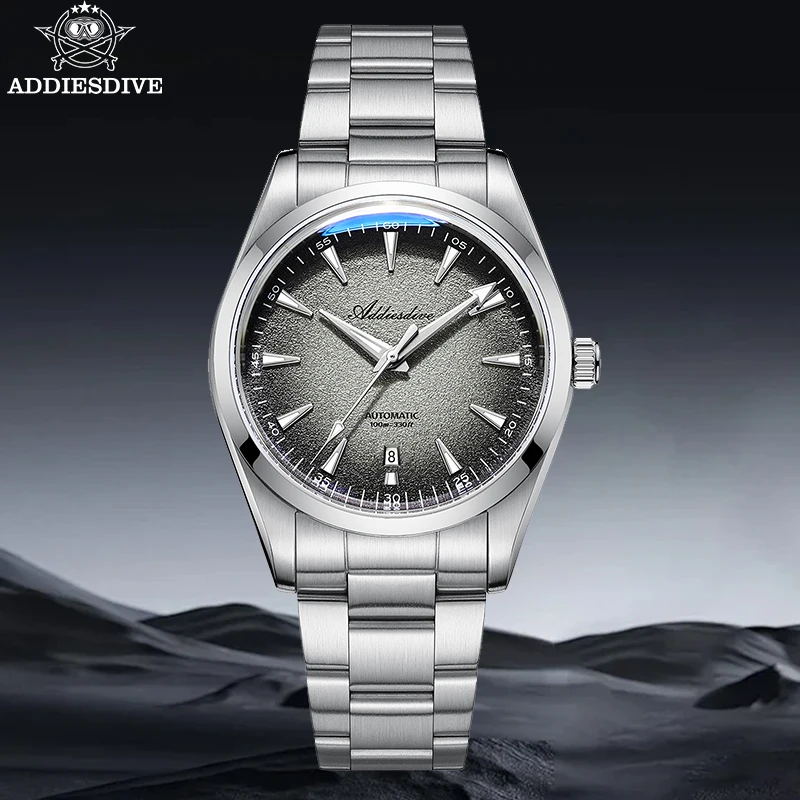 

ADDIESDIVE Мужские часы из нержавеющей стали 316L 100M Diver Автоматические механические часы с покрытием AR Reloj Hombre Роскошные часы AD2527
