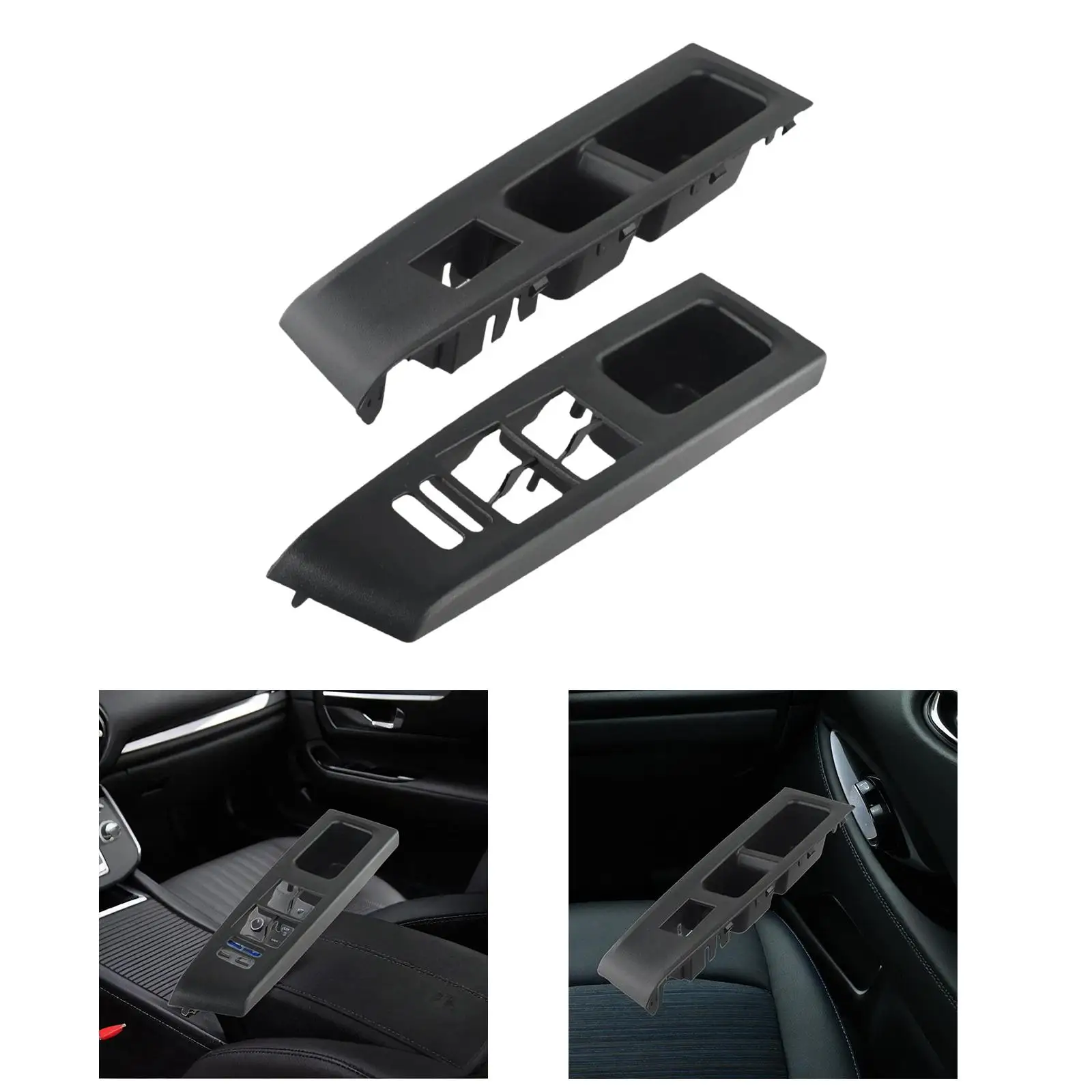 

Door Window Switch Bezel , Panel Cover Driver ,Left Side Repair Modification Front Window Switch Panel Bezel for Yaris