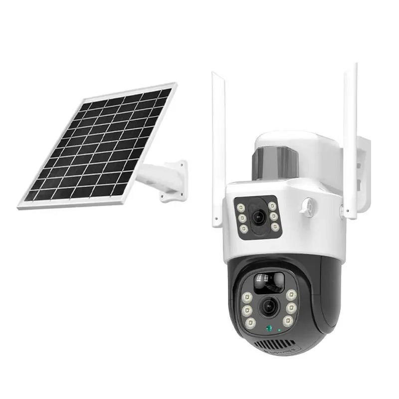 380 camera, outdoor 360 degree mobile phone remote panoramic home 4G high definition solar monitor