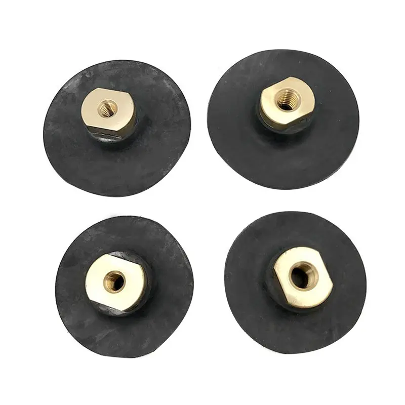 AEE4-Rubber Backing Pad Polishing Grinding Disc Holder For Angle Grinder Abrasive Self-Adhesive Grinding Backing Pad