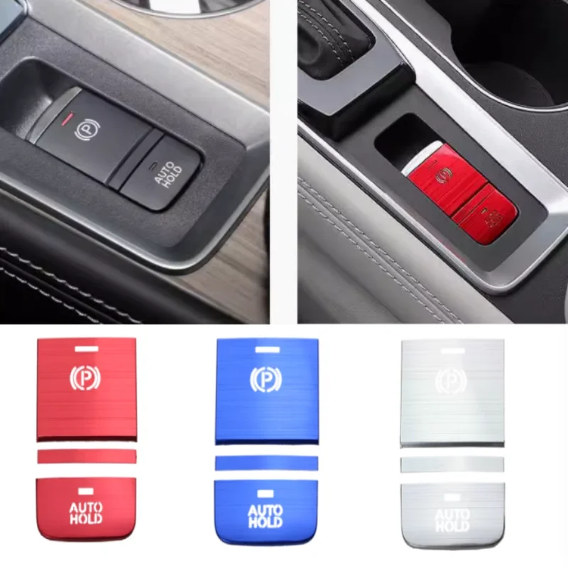 Car Electronic Handbrake Button Sticker Handbrake Automatic Parking Button Cover For Nissan Serena C27