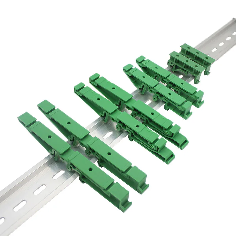 Mounting adapter can be used as end stop gray green black Circuit Board Mounting Bracket For Mounting DIN Rail
