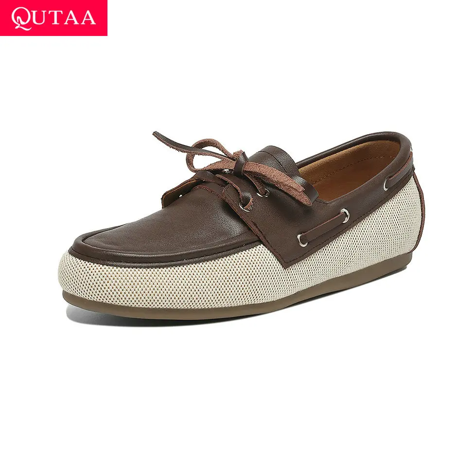 qutaa-2026-novedad-de-moda-zapatos-planos-de-cuero-genuino-para-mujer-mocasines-informales-de-primavera-para-mujer-zapatos-con-cordones-y-punta-redonda-zapatos-de-mujer-35-43