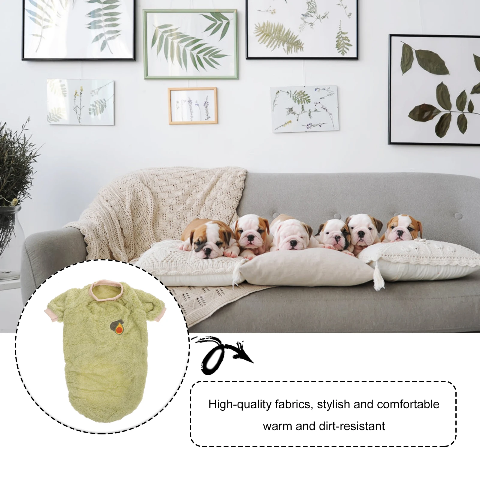 

Pet Clothes Winter Dog Clothing Coat Fruit Pattern Puppy Costume Cotton Warm Fashions Dog Jacket Coats Small Pets Christmas