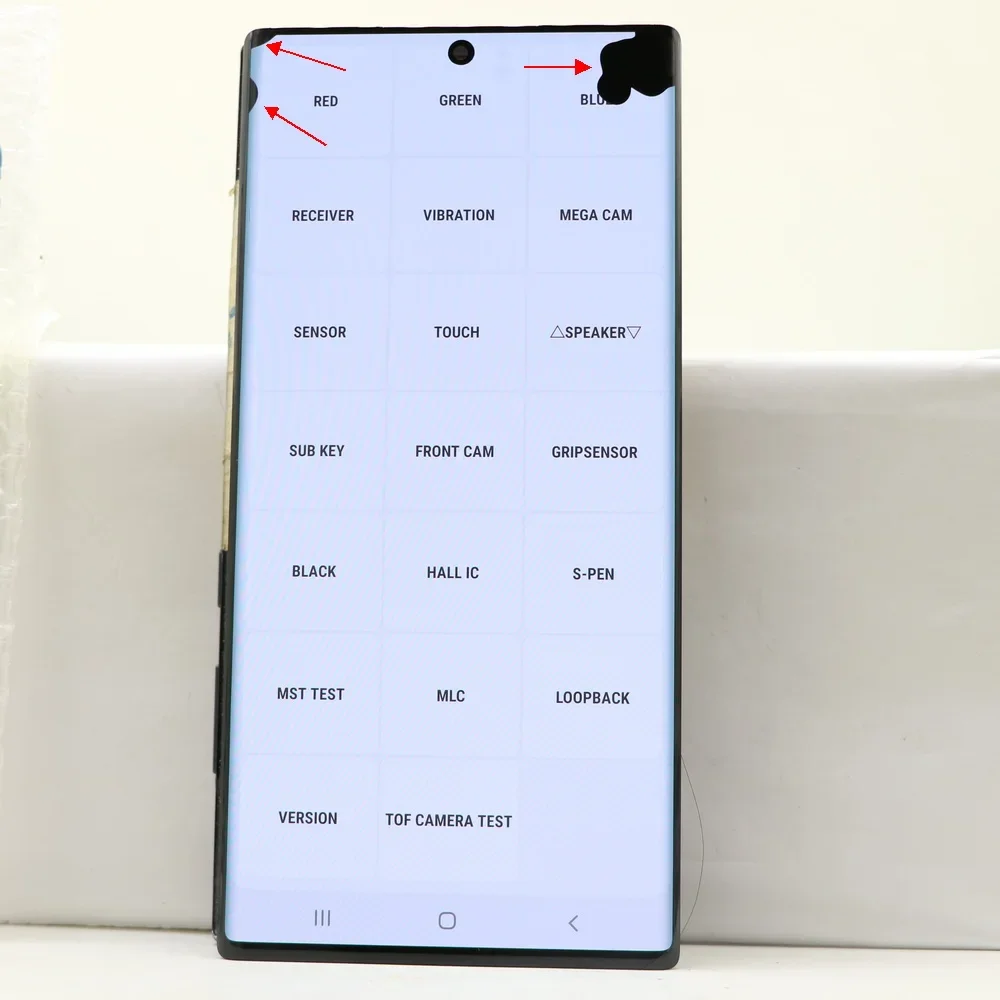 Super AMOLED For Samsung Galaxy Note 10 Plus N975 N975F N976B LCD Display Touch Screen Digitizer With defect screen 100% testing