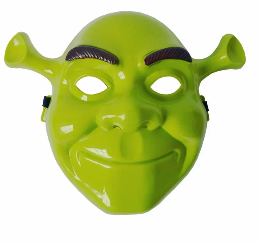 One Piece Cartoon Party Mask Green Shrek Masks Movie Cosplay Headgear Halloween Night Dance Ball Party Masquerade Disguise Masks