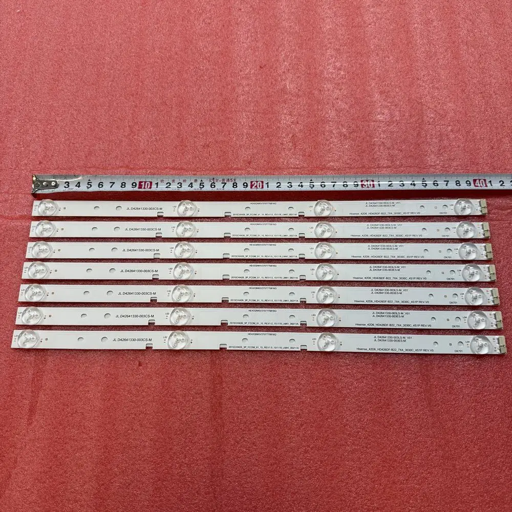 LED Strip For Hisense 43H6307 H43M3000 H43N5300UK HJ43K300U Sharp LC-43P5000U LC-43P7000U LC-43N4000U LC-43N6100U LC-43N610CU