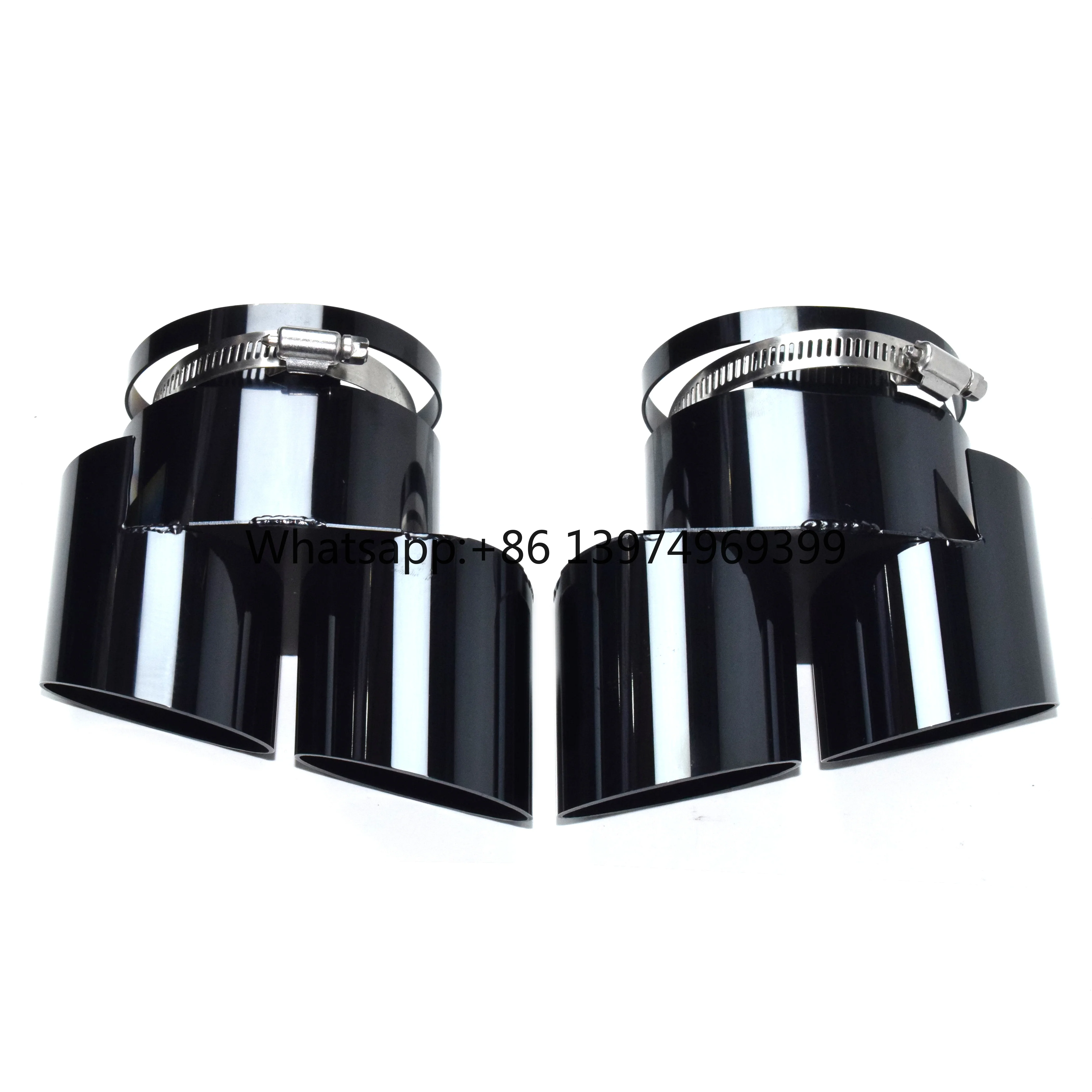 For DEX Exhaust Tips for 2019-2024 for G05 X5/G06 X6 Stainless Steel Exhaust Pipes Muffler  Nozzle