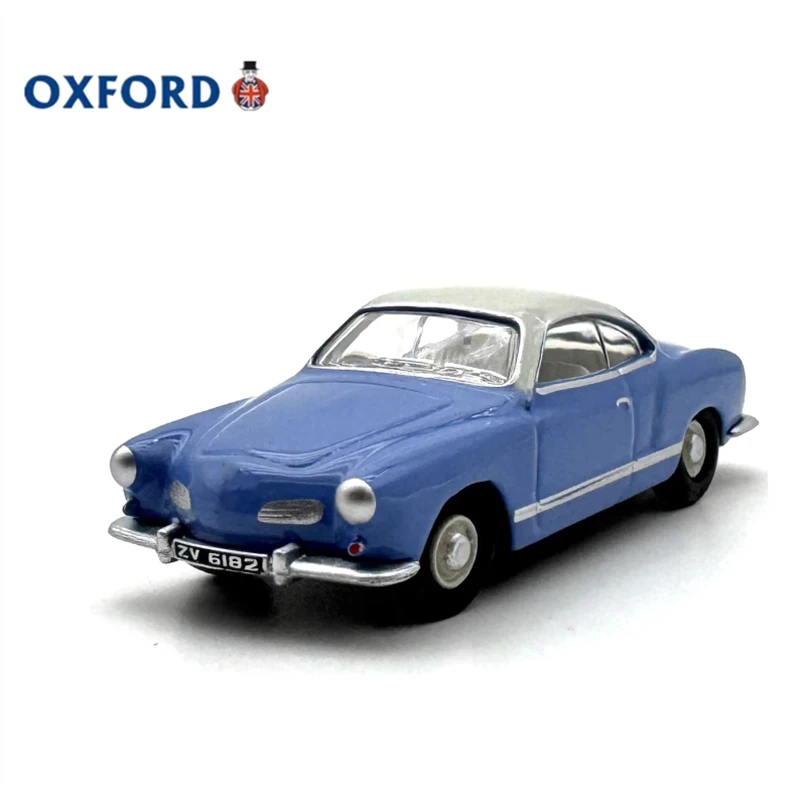 Diecast 1:76 Scale Alloy Karmann Vintage Lavender Car Model Finished Product Simulation Toy Collection Gift Static Model Display