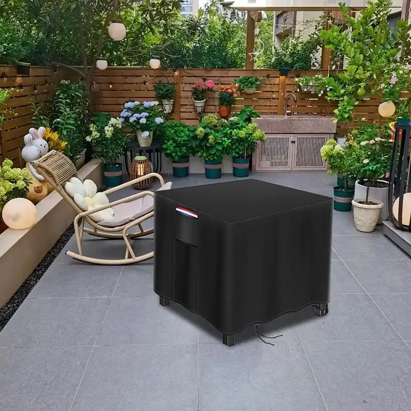 Fire Pit Cover Fire Bowl Cover Leak-Proof Protection Fire Pit Cover For All-Season Use