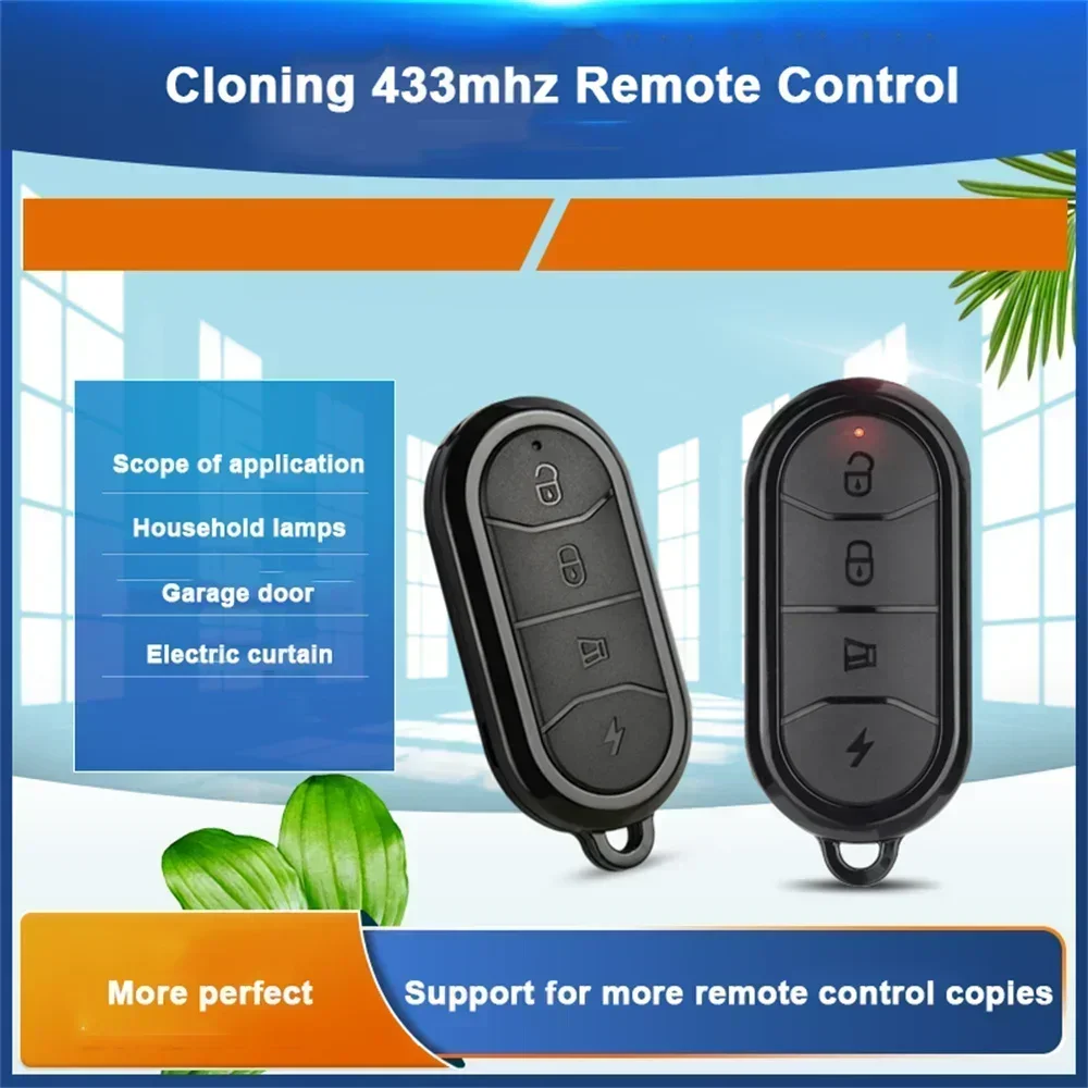 10pcs Cloning Remote Control 433mhz 315Mhz Electric Copy Controller Switch 4 Buttons Car Key Fob