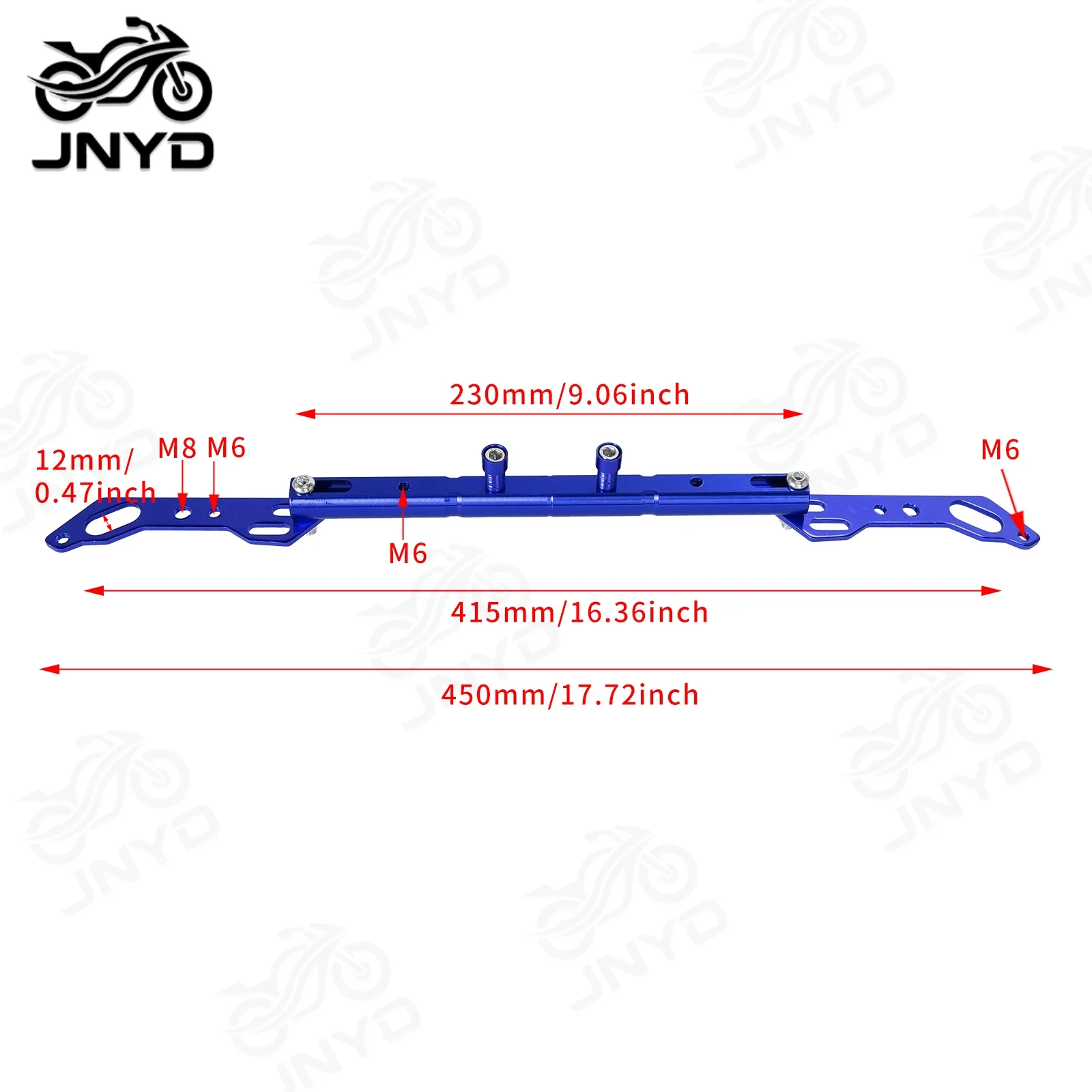 JNYD Universal Motorcycle Handlebar Cross Bar Handlebar Balance Bar Multi-functional Adjustable Handle Extension Bracket