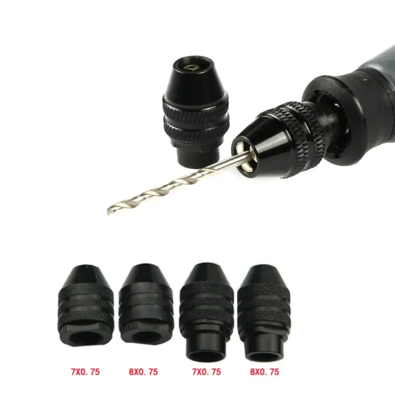 New 0.3-3.2mm Multi Drill Chuck Keyless For Dremel Rotary Tools Keyless Drill Bit Chucks Adapter Converter Universal Mini Chuck