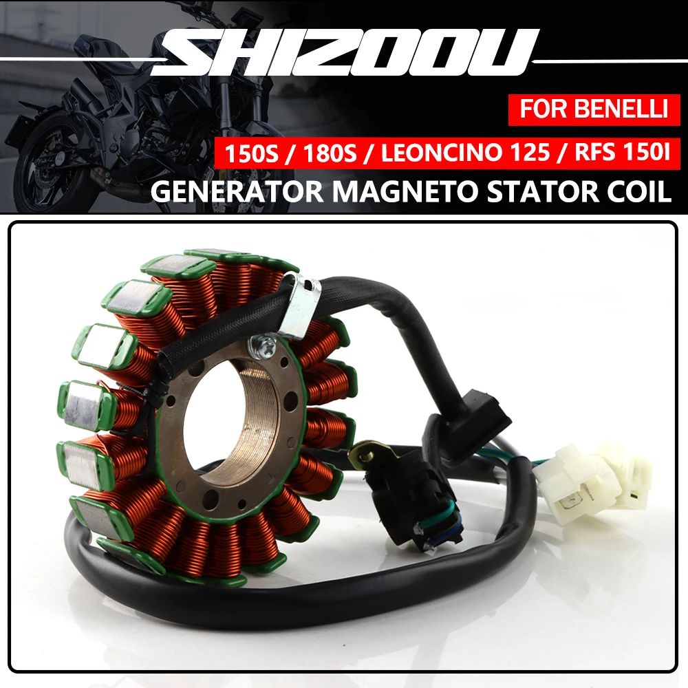 

Motorcycle Accessories Ignition Stator Coil For Benelli 150S 180S benelli 150s 180s RFS 150i rfs 150 i Leoncino 125 2022-2025