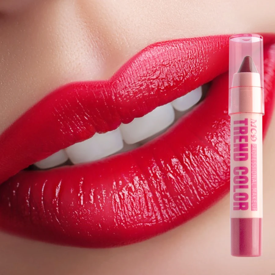 Idratante 12 colori Lipliner Penna Impermeabile Rimpolpante Macchia Rossetto Naturale Nude Rosa Lip Liner Contorno Labbra Contorno Trucco Fo