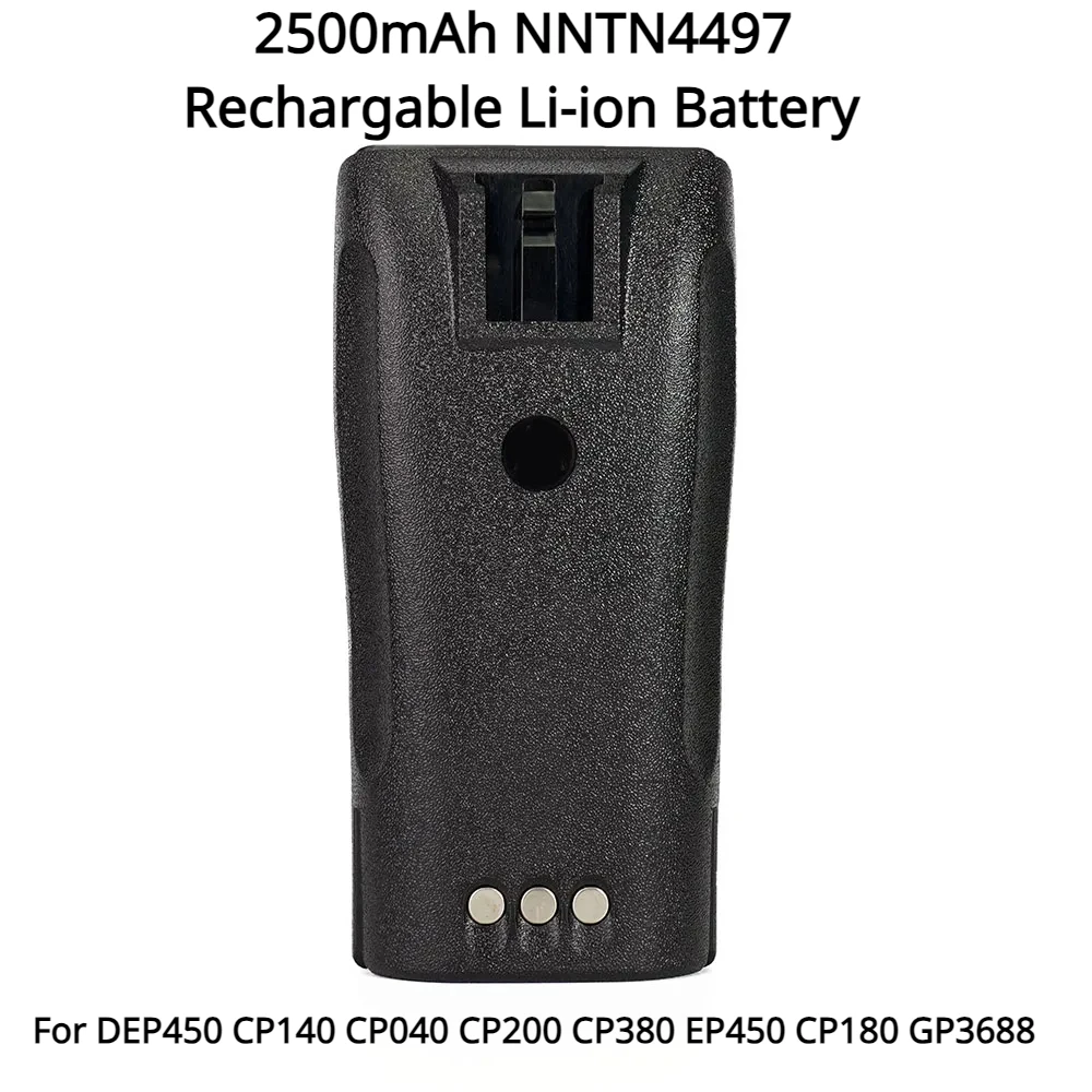 2500mAh NNTN4497 Rechargable Li-ion Battery High Capacity For DEP450 CP140 CP040 CP200 CP380 EP450 CP180 GP3688