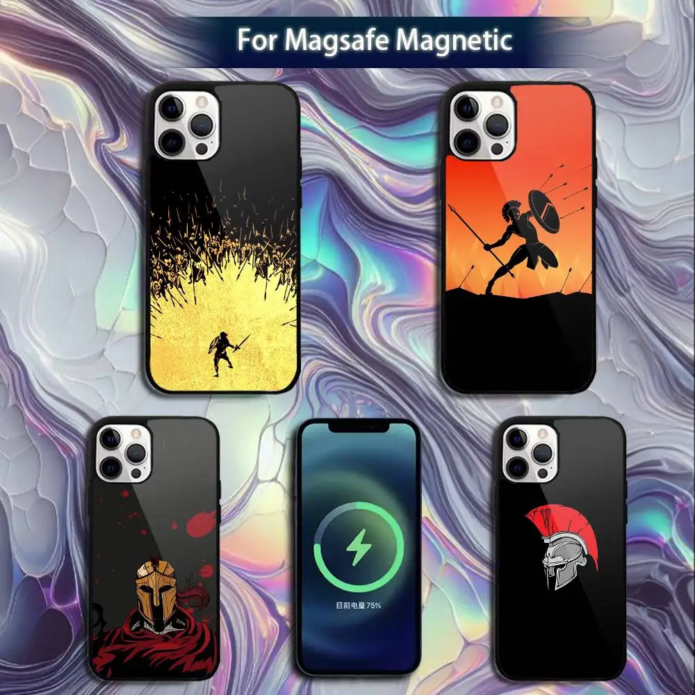 

Cool Sparta Phone Case For iPhone 16e,16,15,14,13,12,11,Plus,Pro,Max,Mini Magsafe Magnetic Wireless Charging