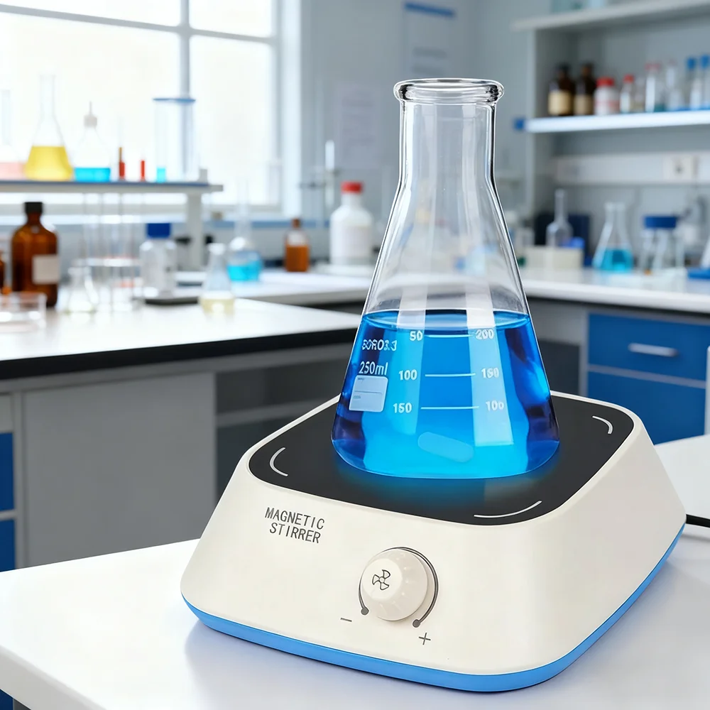 مختبر محرك مغناطيسي صغير مختبر خلاط مغناطيسي مع شريط تحريك 3000 مللي خلاط سائل خلاط محمول #1