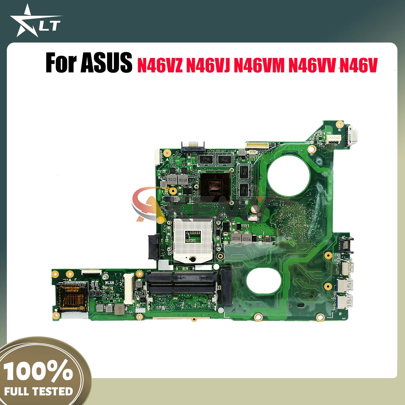 

N46VZ Laptop Motherboard For ASUS N46V N46VJ N46VB N46VV N46VZ N46VM Notebook Mainboard in stock 100% tests OK fast shipping
