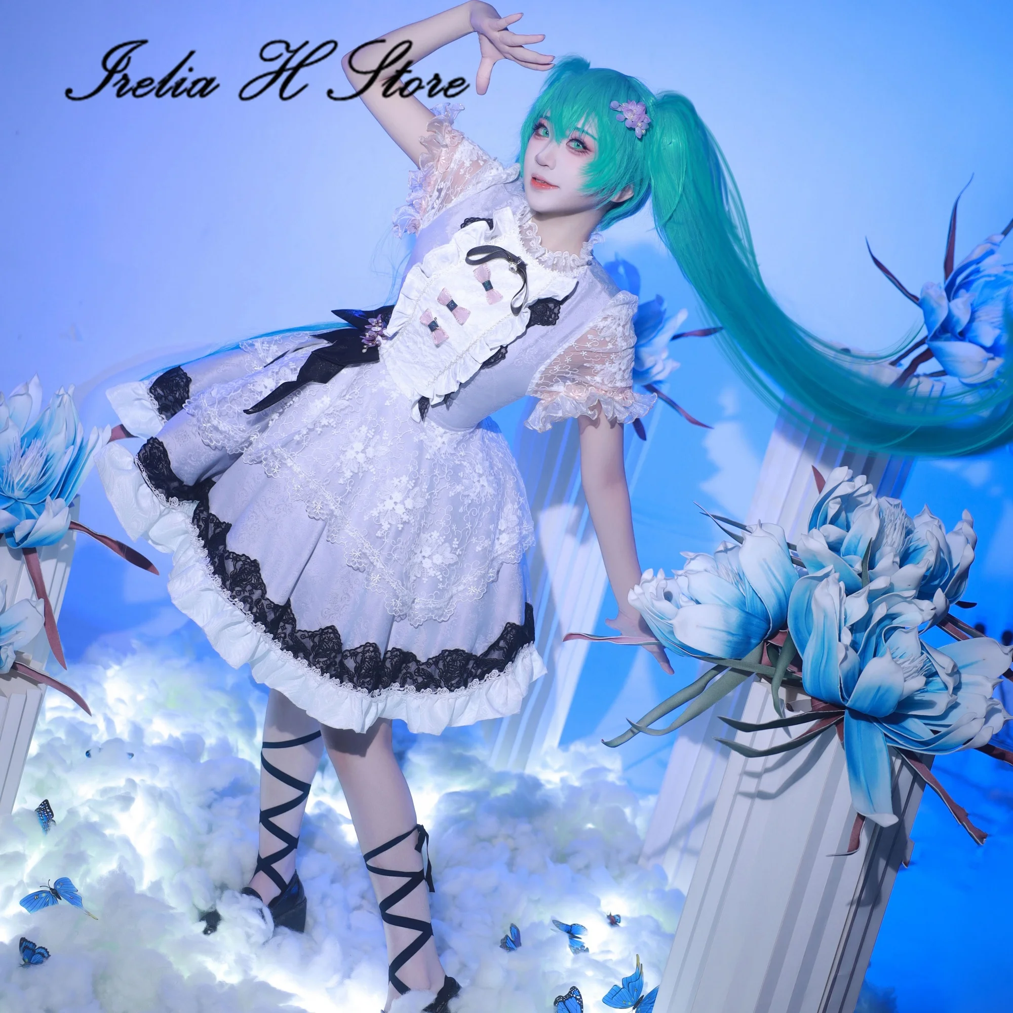 

Irelia H Anime M c i COS k u Cosplay Costume Anime M i Costume K u Maid Dress Halloween Costume Female