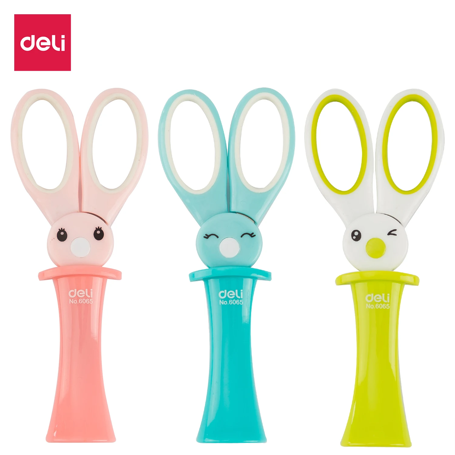DELI School Scissors Cute Kawaii Rabbit DIY Diary Decorating Hand Craft Scissors Paper Kids & Student Stationery