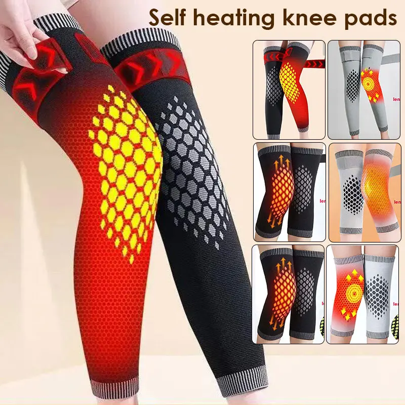 

Knee Massager Self-Heating Support Knee Pads Warm Knee-Joint Antislip 1 Pair Thermal Leg Warmers Keep Warm In Autumn and Winter