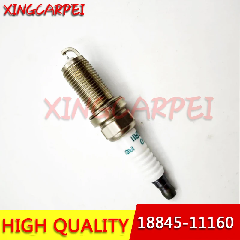 4PCS Dual iridium Spark Plug 18845-11160 FK16HQR11 for Hyundai Sonata Santa Fé Kia Sportage Sorento 1884511160