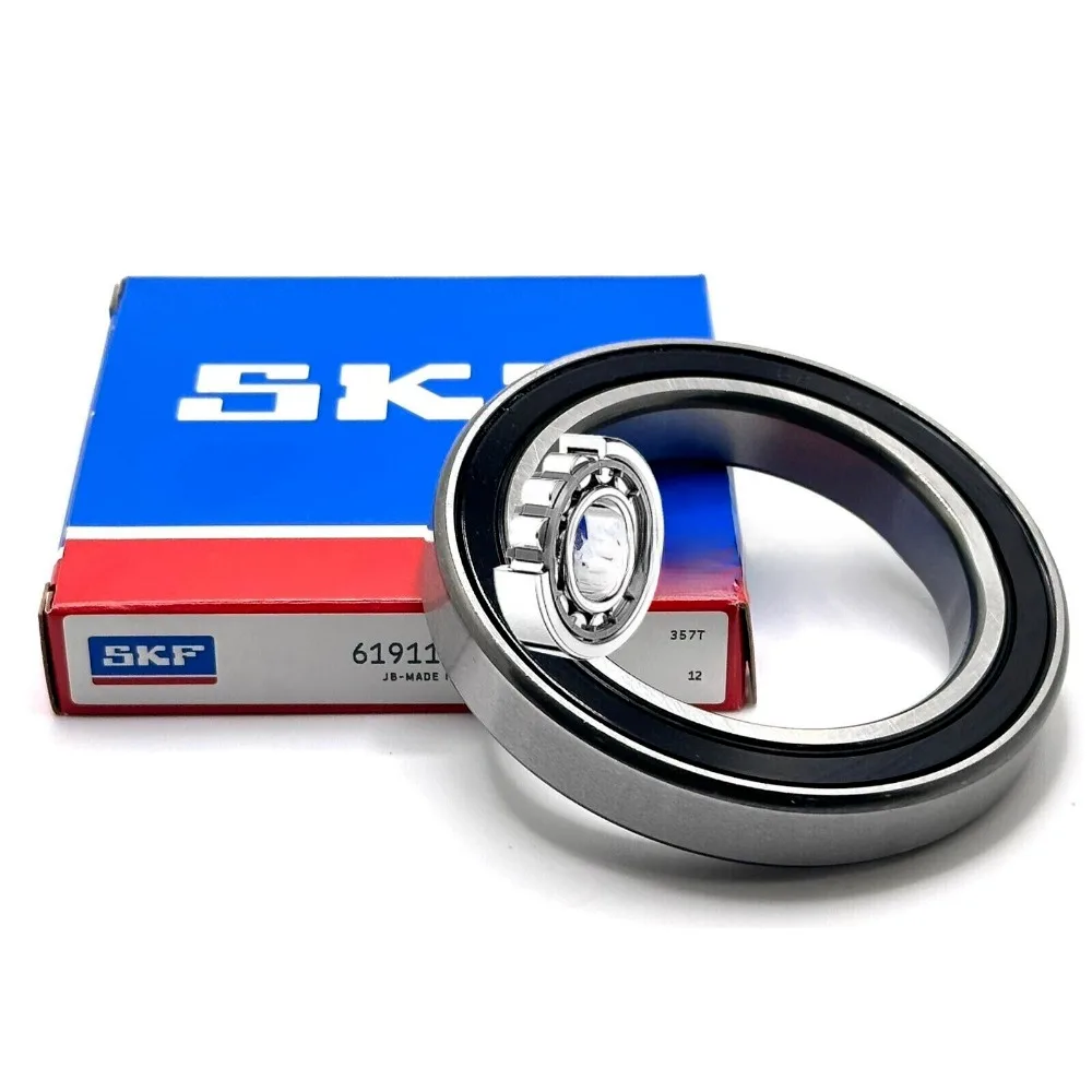 SKF 61911 2RS DEEP GROOVE BALL BEARING, RUBBER SEALED 55x80x13mm 6911-2RS