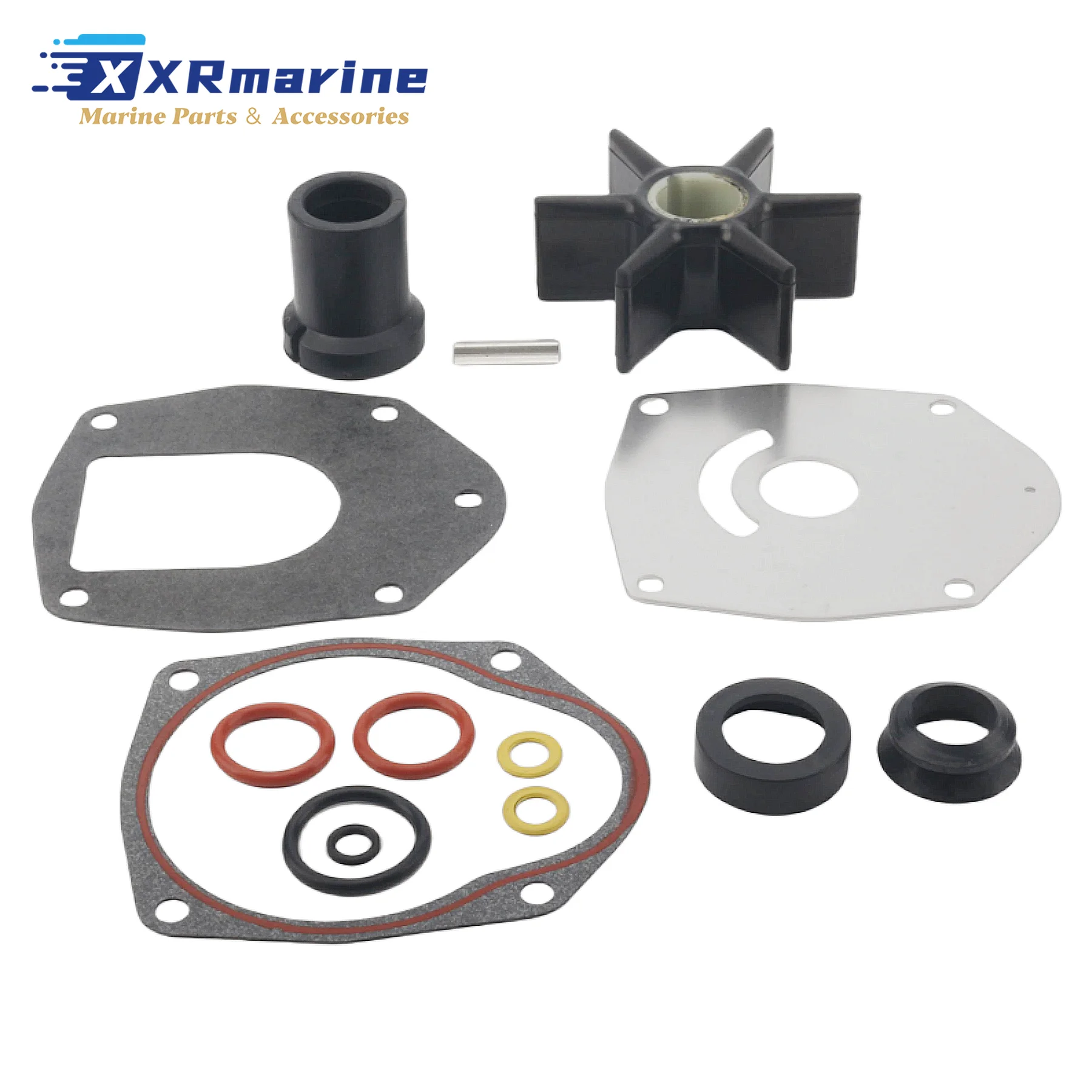 Water Pump Impeller Service Kit 43026Q06 Compatible with Mercruiser Alpha One Gen 2 40 To 350 HP Sterndrive Engines 8M0100526