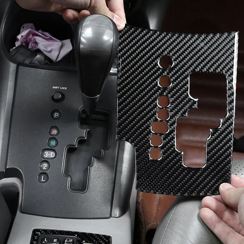 

For Toyota Rav4 RAV 4 2006 2007 2008 2009 2010 2011 2012 Carbon Fiber Car Center Control Gear Shift Panel Frame Cover Inner Trim
