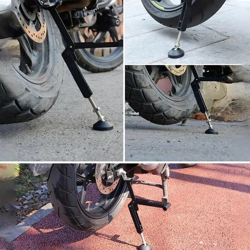 Cavalletto regolabile per moto cavalletto laterale modificato cavalletto pieghevole cavalletto per moto cavalletto laterale supporto per riparazione