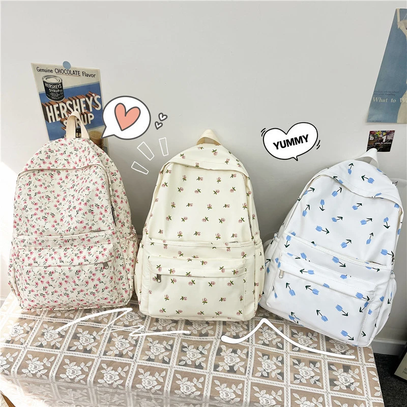 

Fashion Backpack Warterproof Nylon Women Anti-theft Shoulder Bag Casual Large Capacity School Bag For Teenager Travel Rucksack