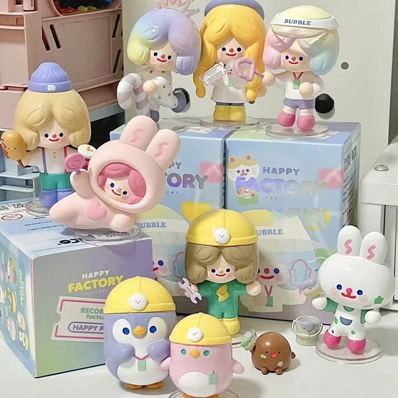 

Finding Unicorn RiCO Happy Factory Series Blind Box Guess Bag Original Toys Doll Cute Anime Figure Ornaments Gift
