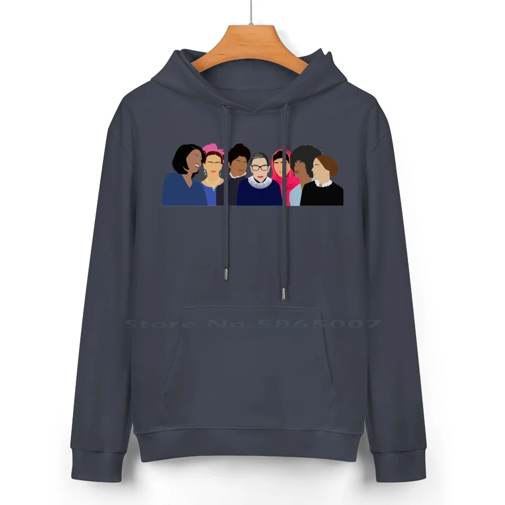 Feminist Girl Gang-Squad Goals Pure Cotton Hoodie Sweater 24 Colors Squad Goals Girl Gang Feminist Rbg Notorious Ruth Bader