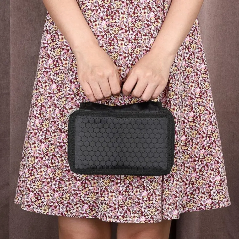 

4 Layers Colored Pencil Bag Large Capacity 72 Holes School Stationery Bag Solid Color Smooth Zipper Pencils Case Drawing