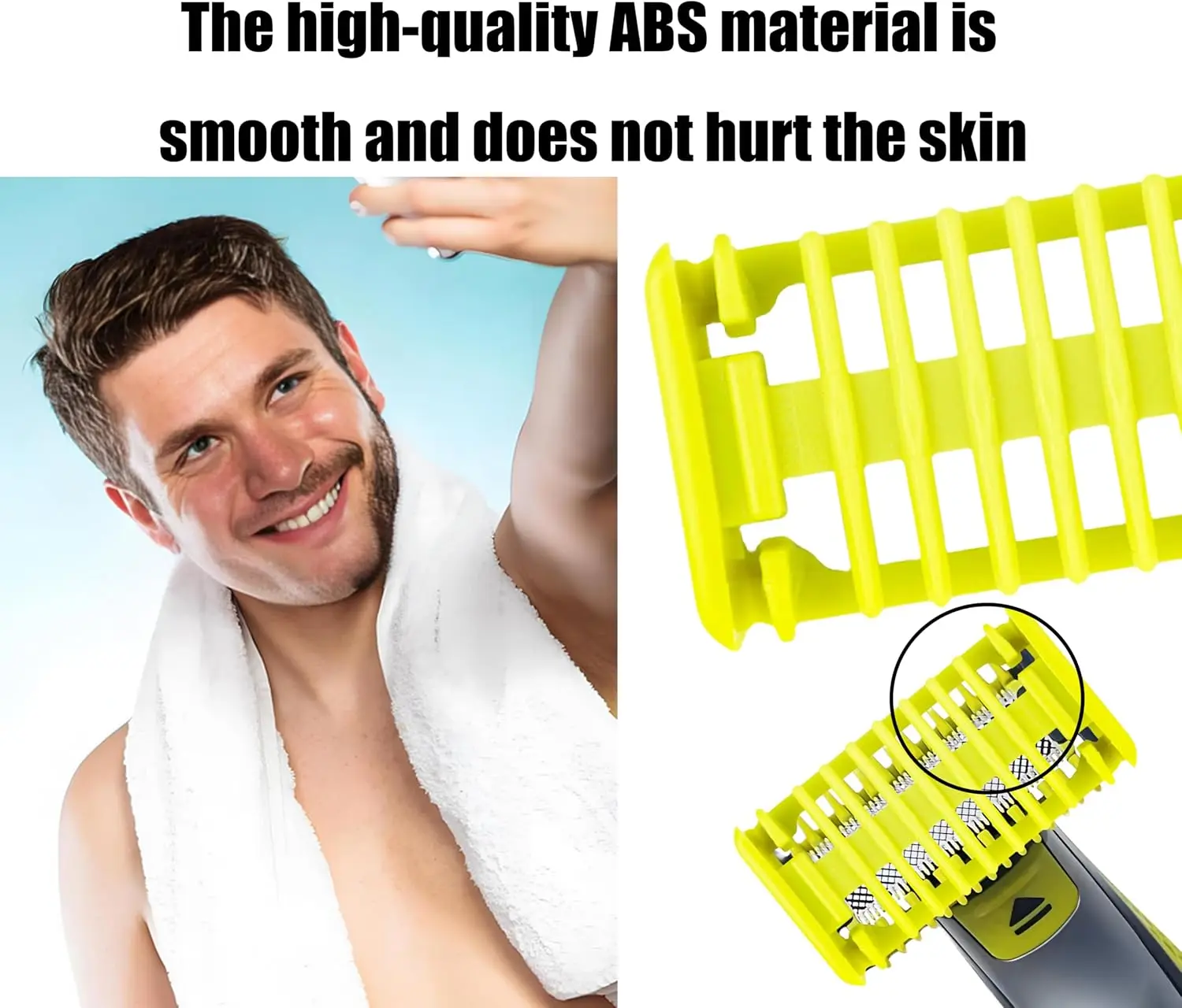 KVIFO Adjustable Guards Combs for Blade Accessory for QP for 2520 2630 2724 2834 Electric Shaver 14 Length Adjustable Kit