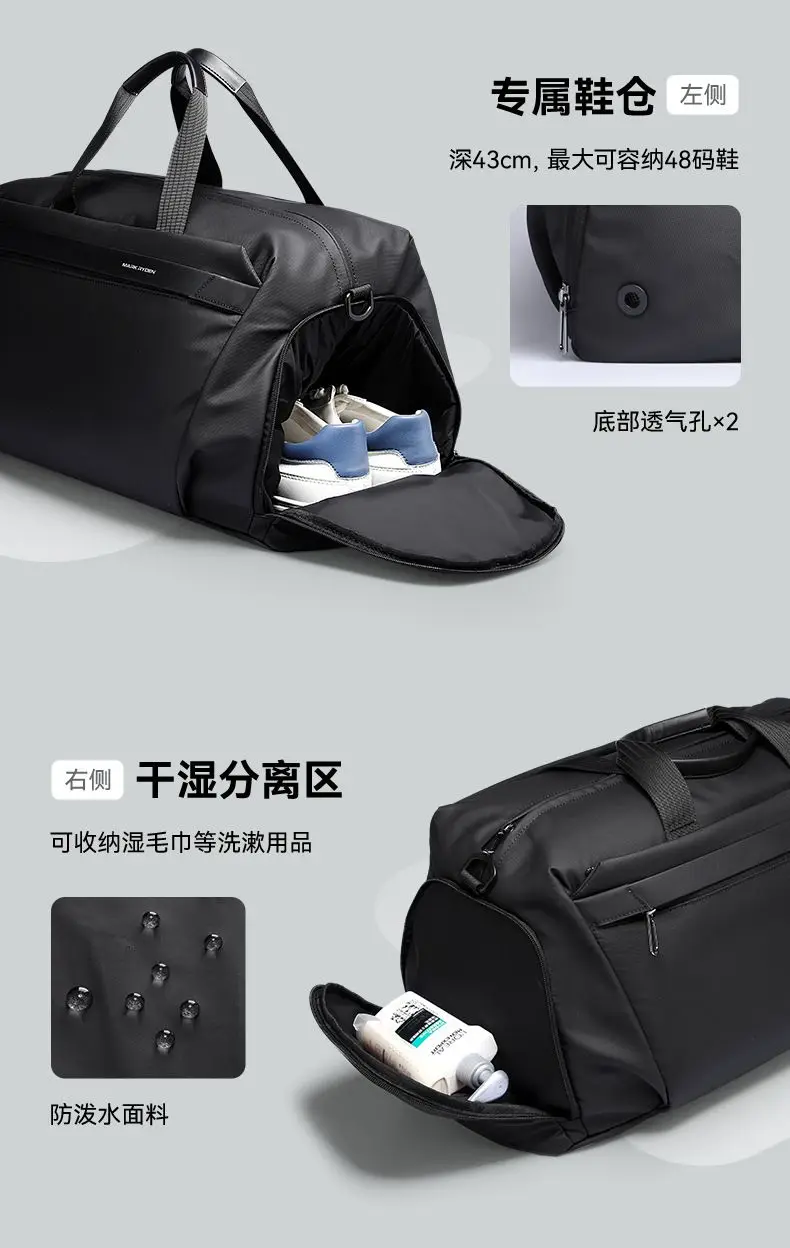 Mark Ryden Neue Sport-Fitness-Tasche mit hoher Kapazität, modische One-Shoulder-Cross-Body-Reisetasche, Gepäcktasche – Detail 5