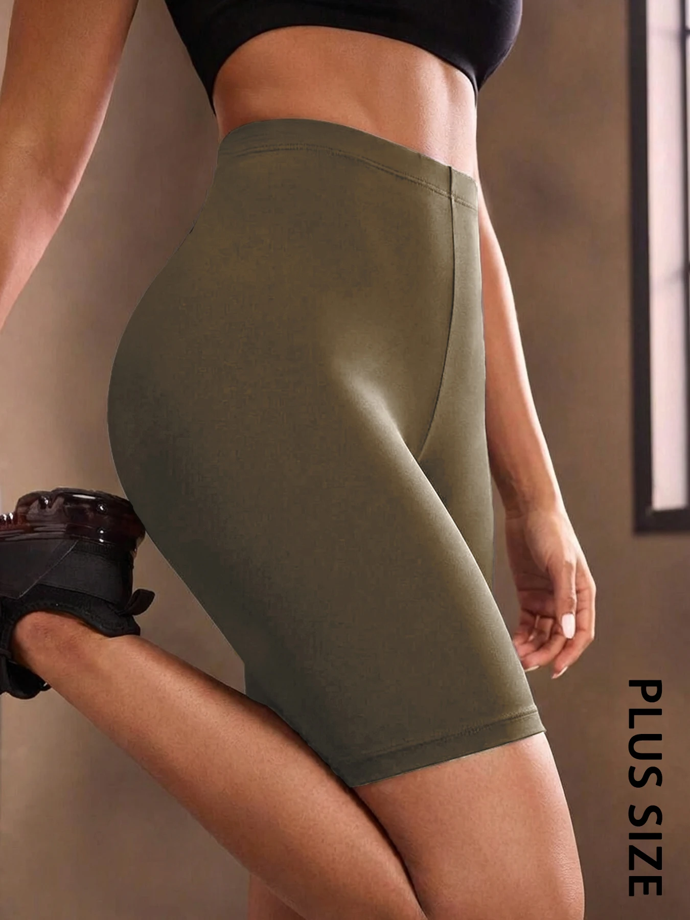 

Супермягкие велосипедные шорты больших размеров для женщин, непрозрачные, для тренировок, бега, йоги и занятий спортом.