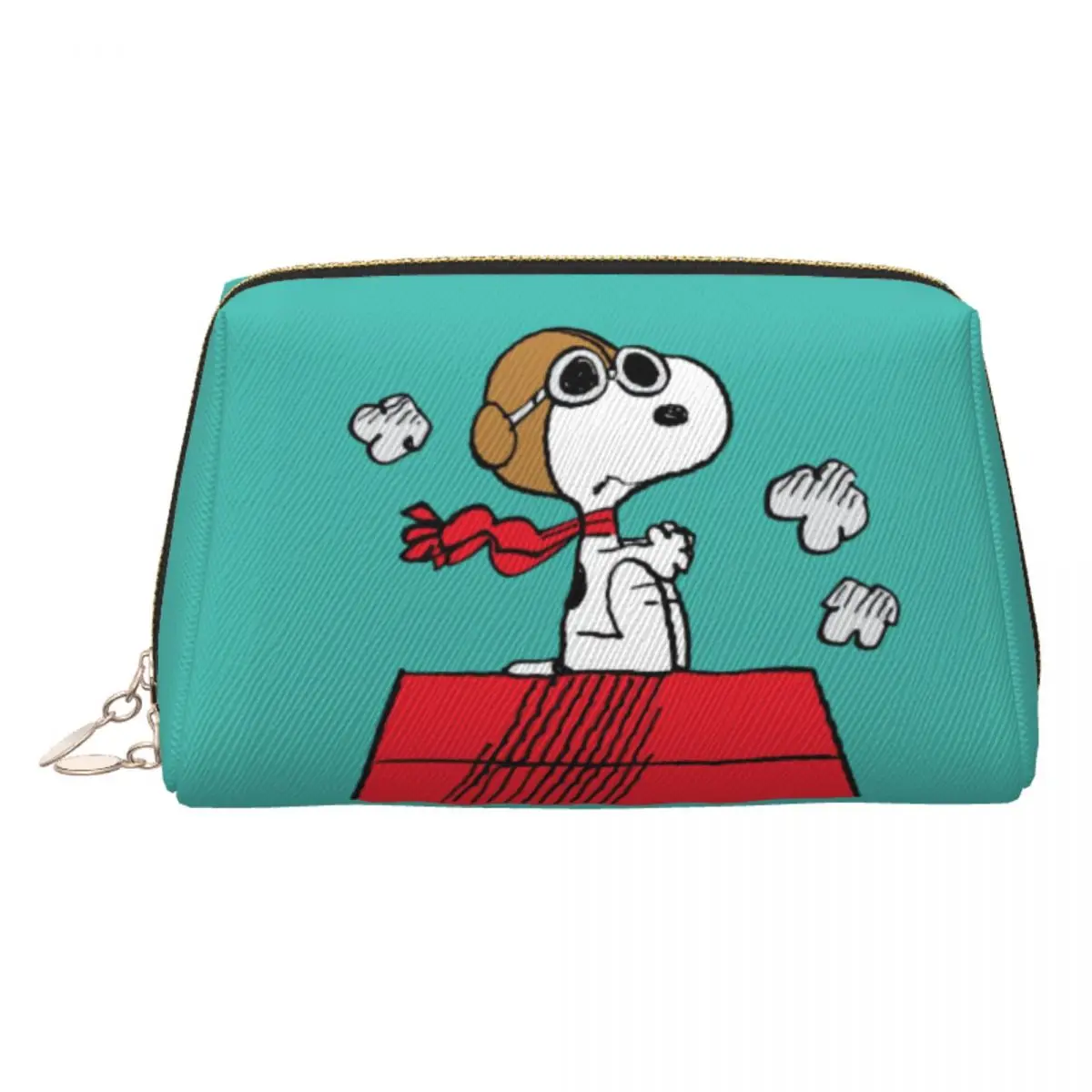 

Custom S-Snoopyes The Flying Ace Cosmetic Bag Women Cute Big Capacity Dog Makeup Case Beauty Storage Toiletry Bags
