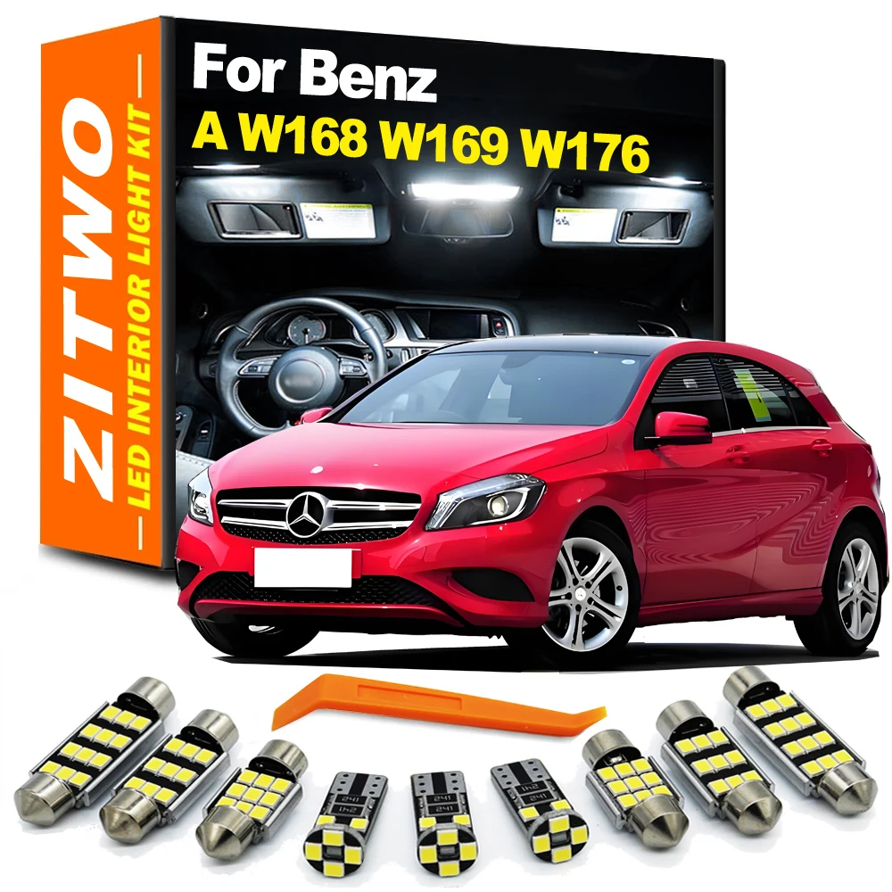 

Светодиодный внутренний купольный светильник для чтения багажа, комплект автомобильных ламп для Mercedes Benz MB A Class W168 W169 W176 A160 A170 A180 A200 A220 A250