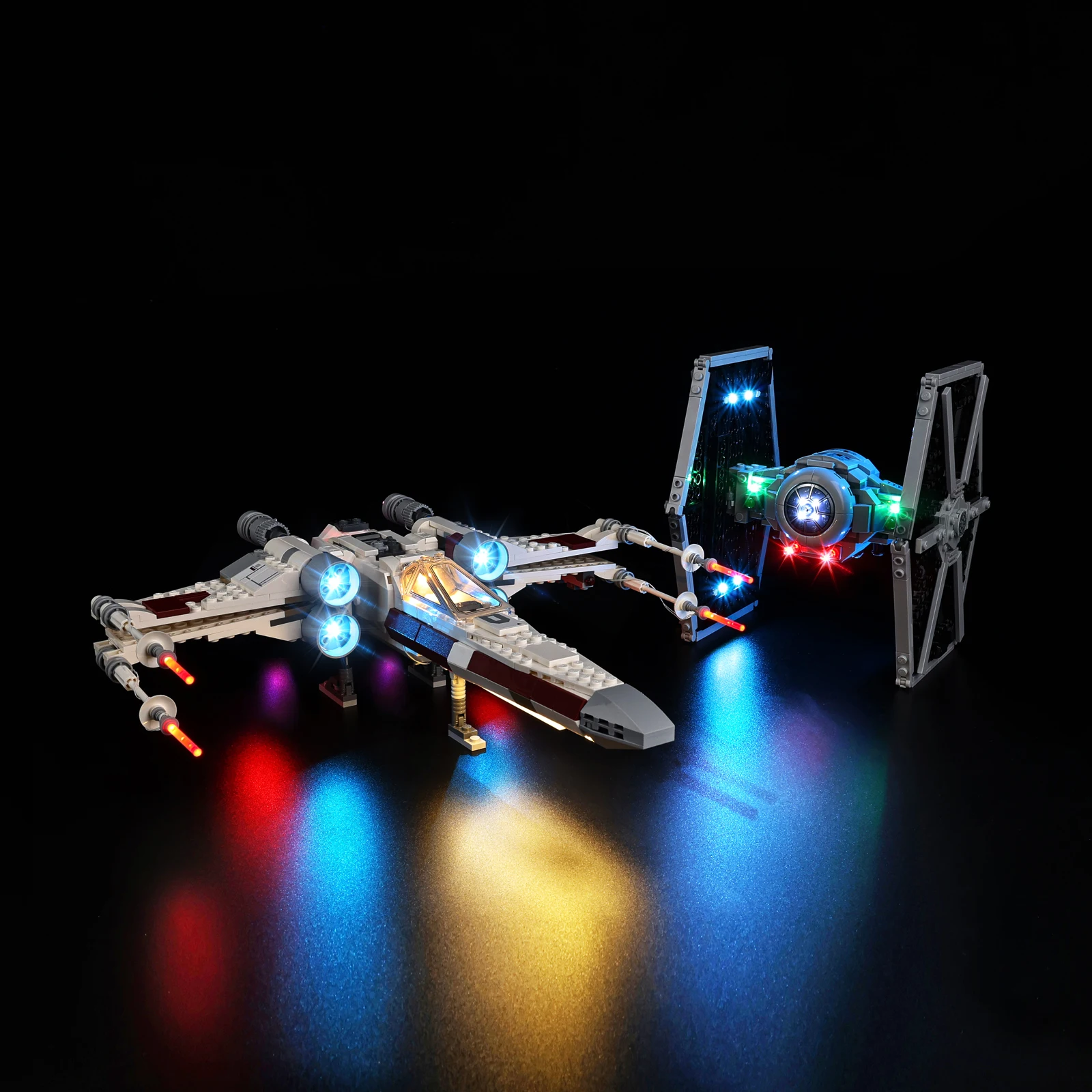 

No Model LED Lighting Set Suitable for LEGO TIE Fighter & X-Wing Mash-up 75393 (Excluding Building Blocks)
