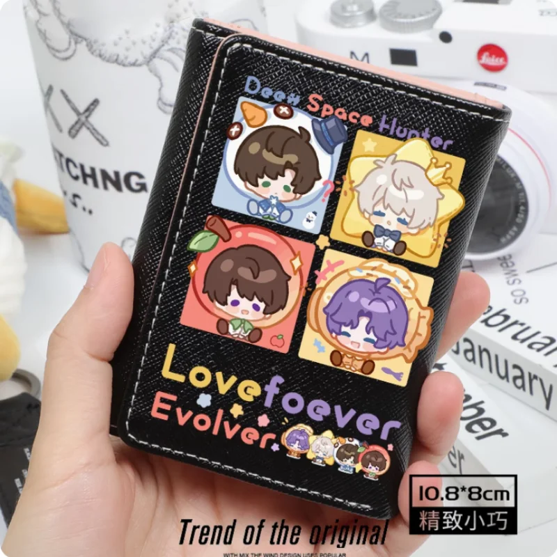 Dompet wanita Anime Love and Deepspace Xavier Zayne tas lipat Wanita Multi kartu kapasitas besar hadiah dompet mode