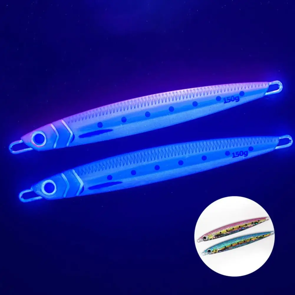 Jigging Lure 60/80/100g Attractive Highly Reflective Paper Durable Anti-Scratch Anti Corrosion Jigging Lure Fishing Supplies