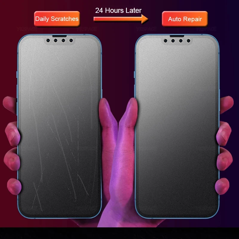 3 Stück weiche, mattierte Hydrogel-Schutzfolie für iPhone 18 Air 17 16 15 14 Plus 13 12 mini 11 Pro X XS MAX XR SE Displayschutz – Detail 17