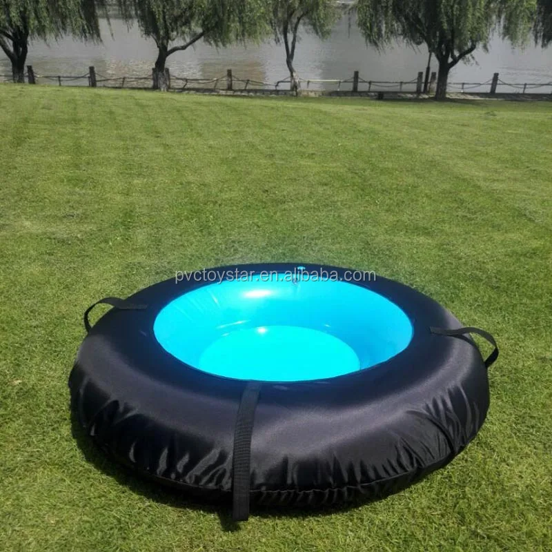 Direct Factory Inflatable Winter Snow Tube Inflatable Sled for Kids and Adults