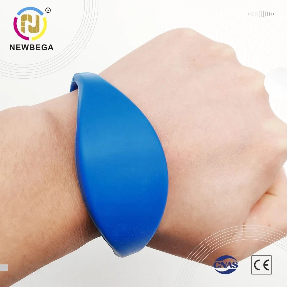 3 uds 13,56 MHZ RFID pulsera impermeable genuino MF 1K/F08/UID chip regrabable pulsera de silicona inteligente