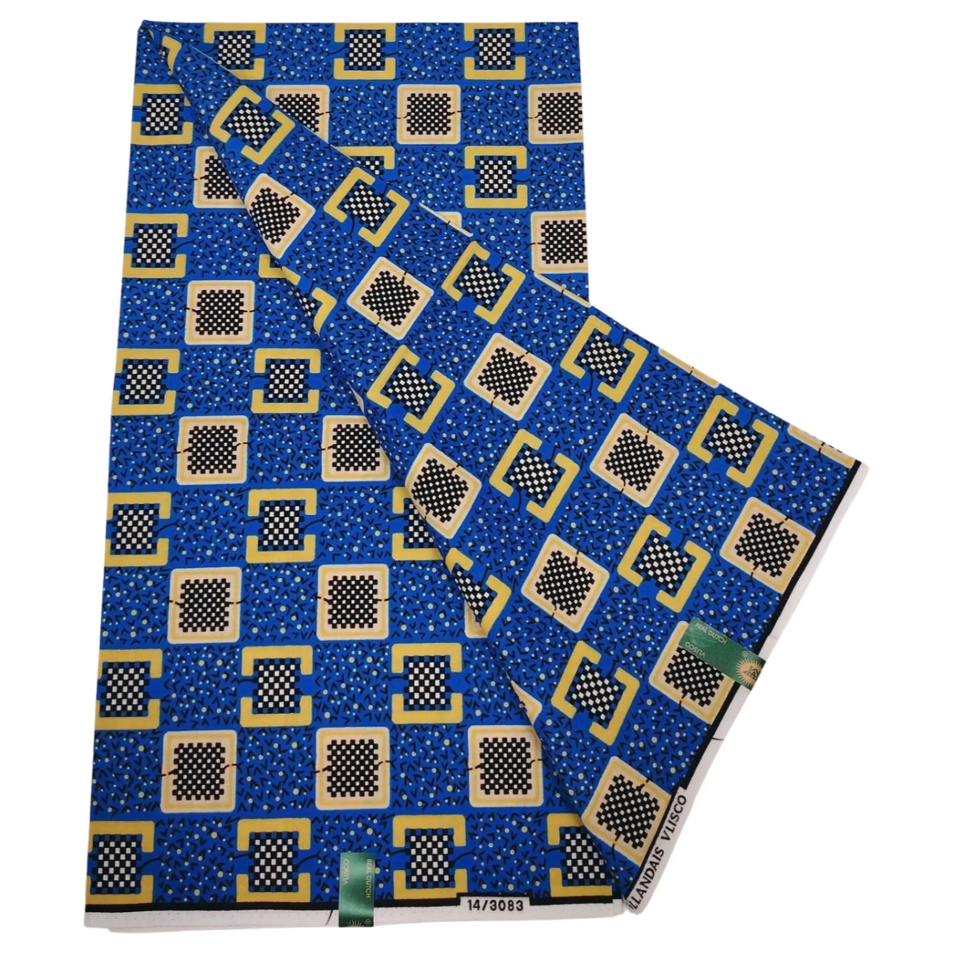 Tissu africain véritable imprimé Super cire, 100% coton, tissu de cire Origina hollande pour coudre une robe, vêtements Batik traditionnels nigérians